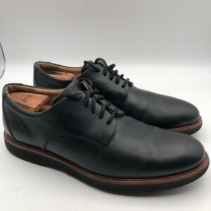 Samuel‎ Hubbard Men Size 11.5 Classic Black Leather Oxfords Vibram Sole